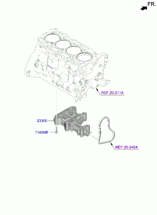 Ремень привода балансирного вала
