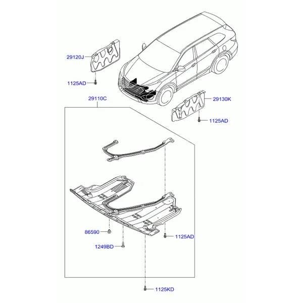 Нижняя крышка