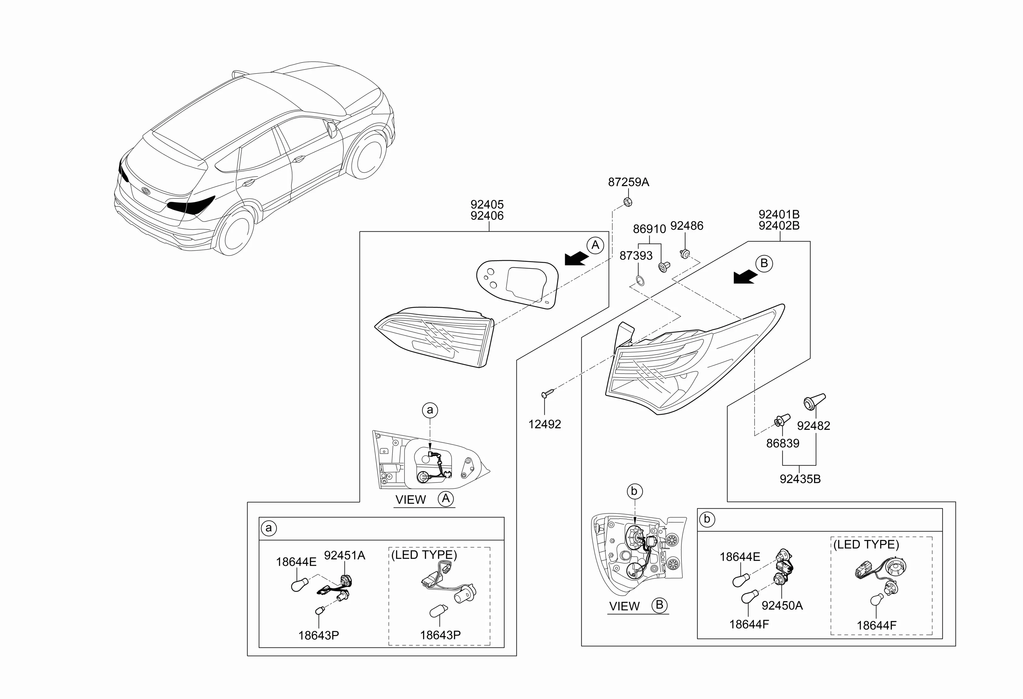задняя фара