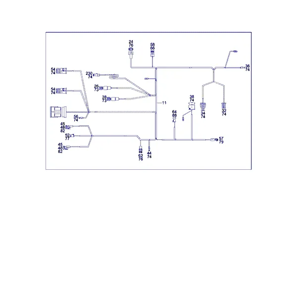 ЖГУТ ПРОВОДОВ ДЛЯ СИСТЕМЫ УПРАВЛЕНИЯ И ИНДИКАЦИИ "COMAND"