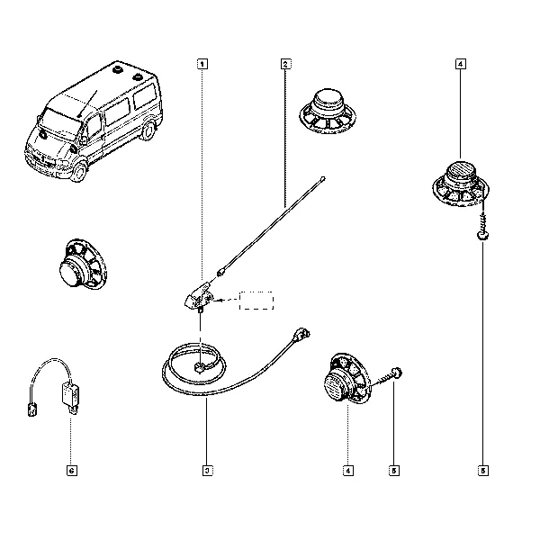Монтажное пространство под автомагнитолу