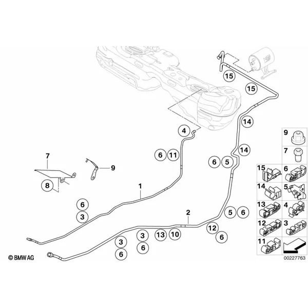 Топливопроводы/элементы крепления