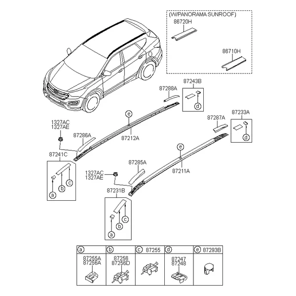 накладка на крышу и задний спойлер