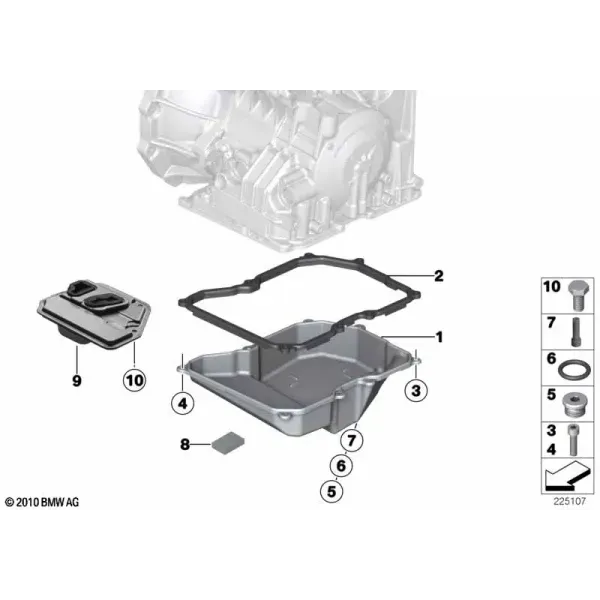 Масляный поддон АКПП GA6F21WA
