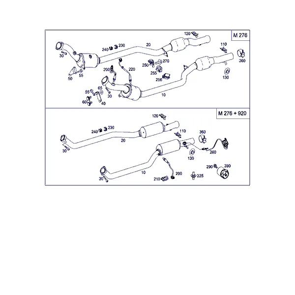 СИСТЕМА ВЫПУСКА ОГ ДЛЯ 6-ЦИЛ.БЕНЗ.АВТО- МОБИЛЕЙ