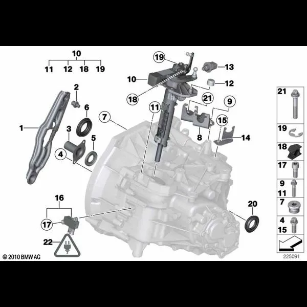 Детали коробки передач GS6-53BG/DG