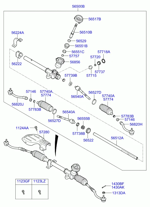 Рулевой механизм рул.упр.с усил.