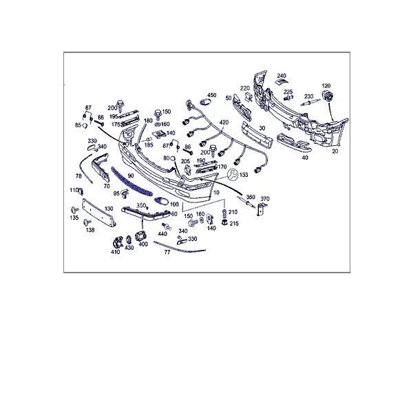 БАМПЕР ПЕРЕДНИЙ