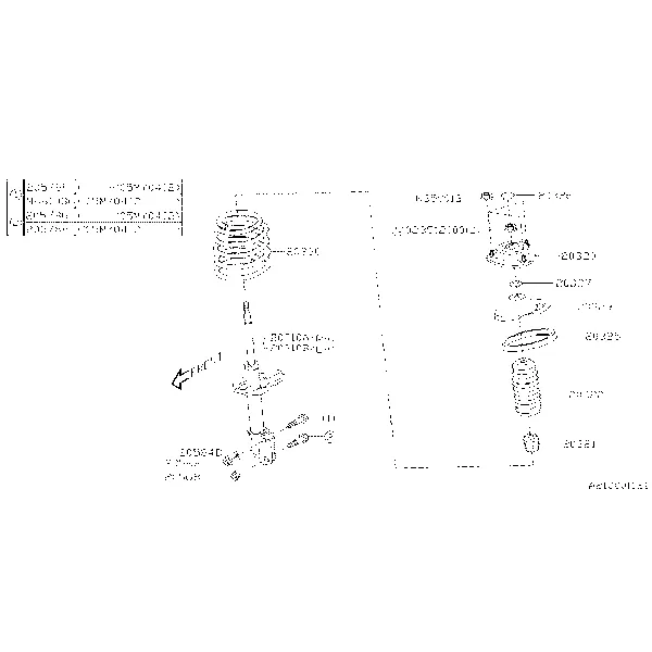 FRONT SHOCK ABSORBER