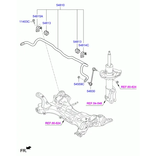 FRONT SUSPENSION CONTROL ARM