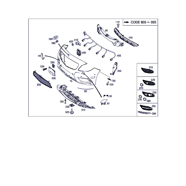 БАМПЕР ПЕРЕДНИЙ