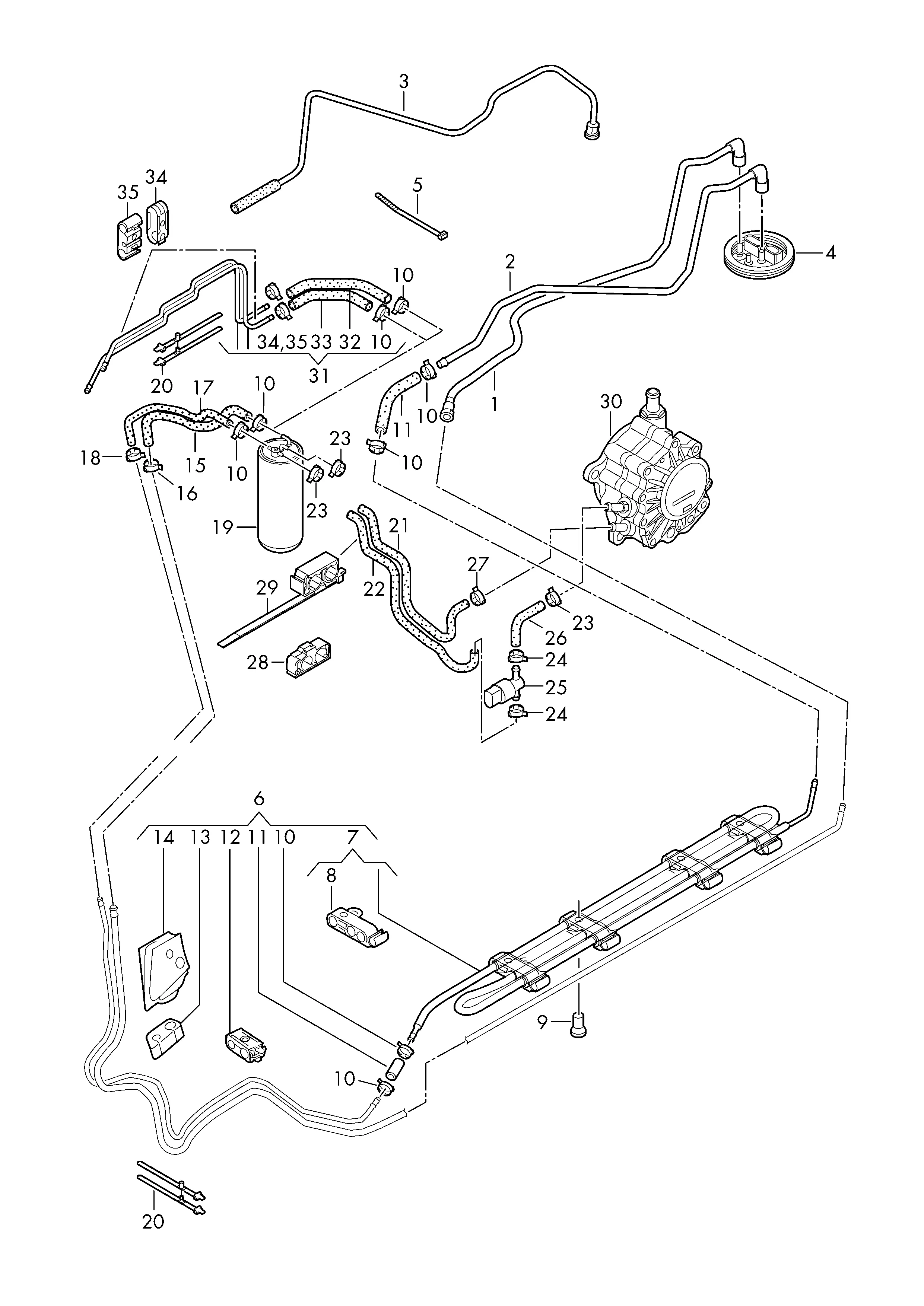 Топливопровод Радиатор