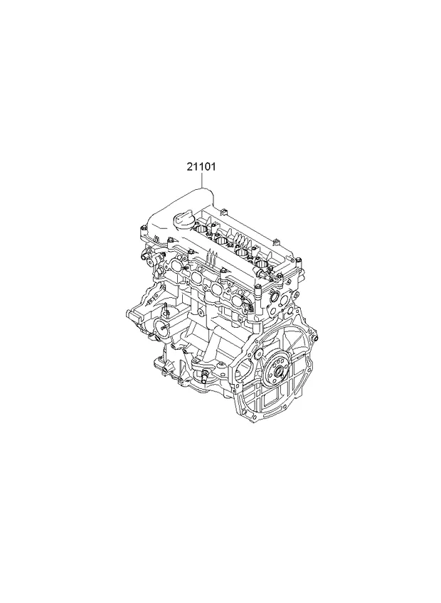 Подрамник двигателя в сборе