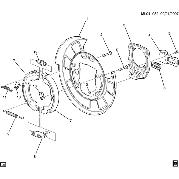 PARKING BRAKE ASM