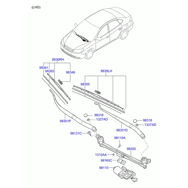 стеклоочиститель ветрового стекла
