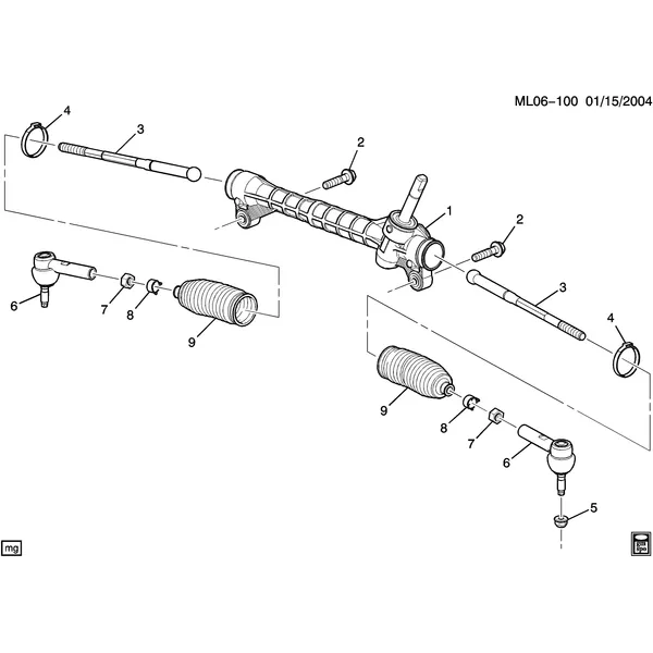 STEERING GEAR ASM (LNJ/3.4F)