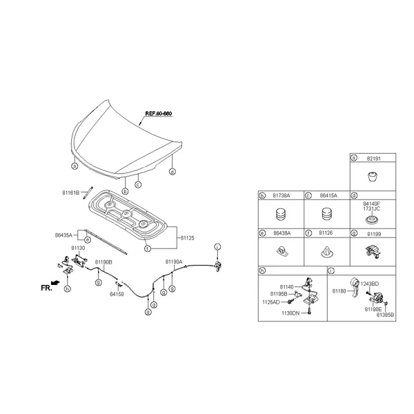 отделка капота