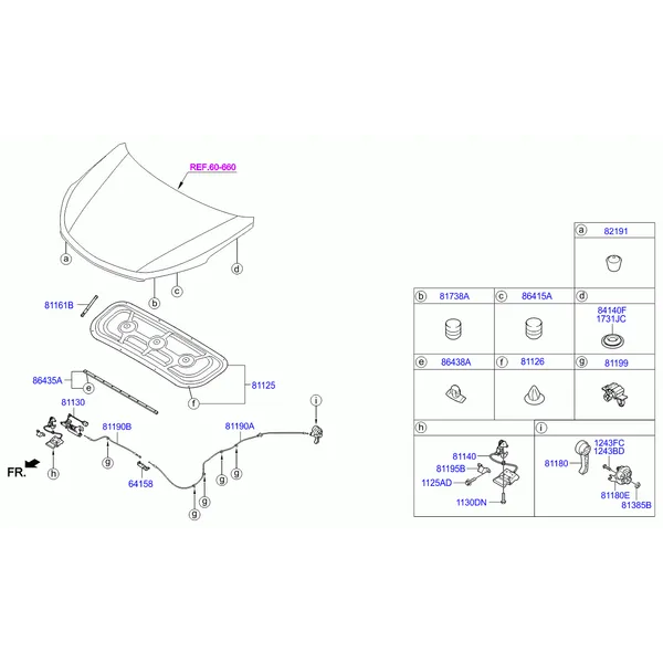 отделка капота