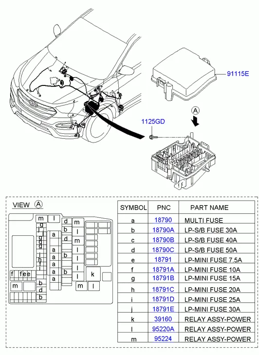 проводка передняя