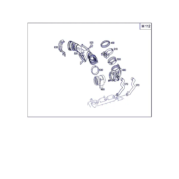ВОЗДУХОЗАБОРНИК БЕНЗИНОВЫХ А/М