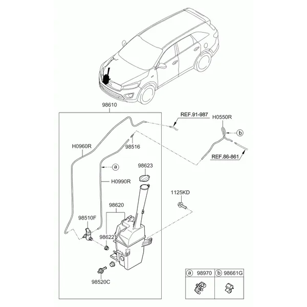 стеклоомыватель ветрового стекла