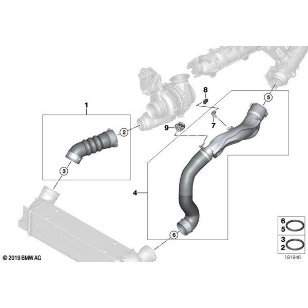 Сист.впуска воздуховода наддув.возд./AGR