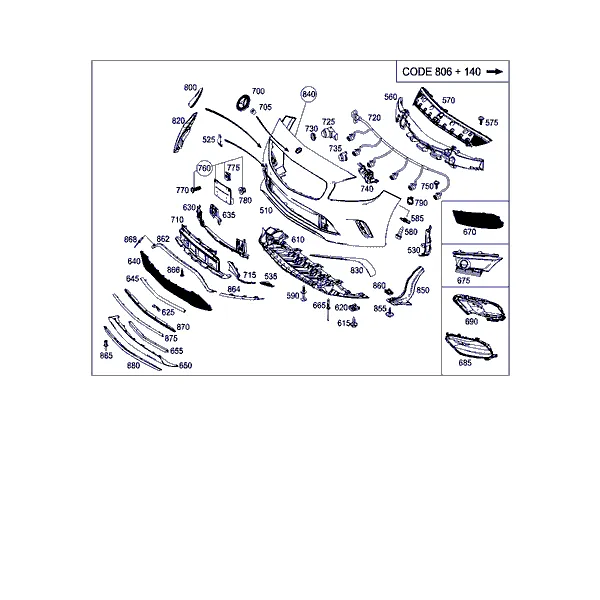 БАМПЕР ПЕРЕДНИЙ