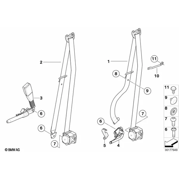 Ремень безопасности Пд