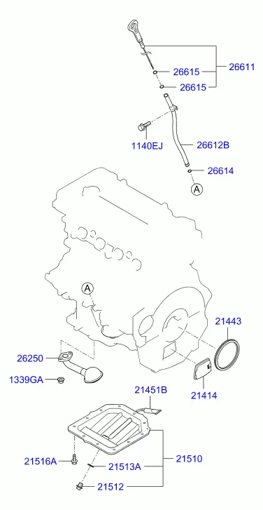 Крышка ременного привода и масляный картер
