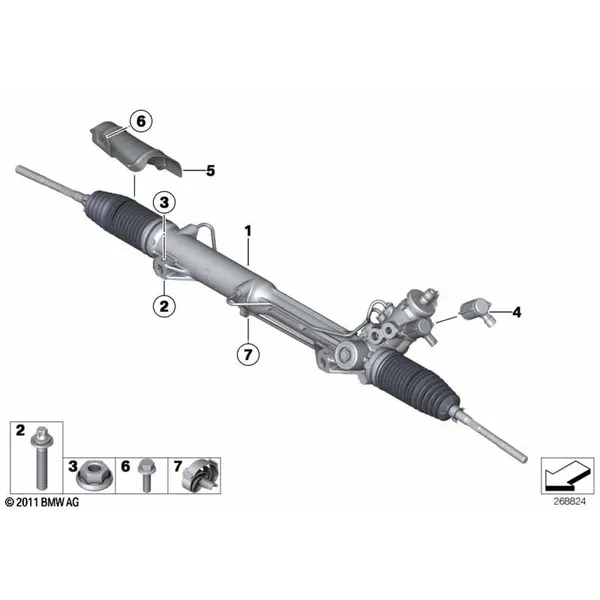 Рулевой механизм с гидроусилителем