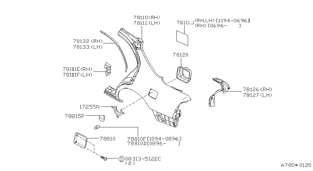 Заднее крыло и крепление