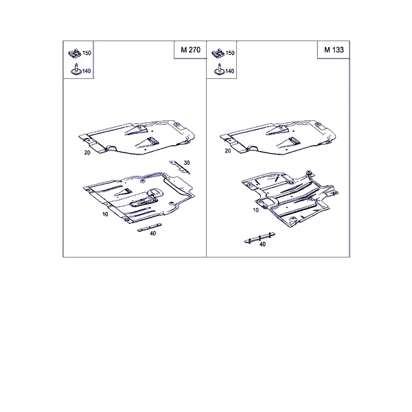 ОБЛИЦ. МОТОРН. ОТСЕКА, А/М С БЕНЗ. ДВИГ.