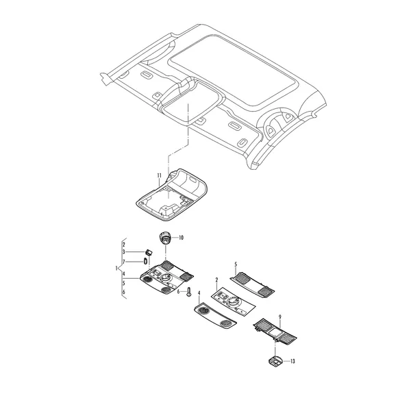 Плафон салона с фонар.д.чтения Панель управления телефона D >> - 26.05.2013