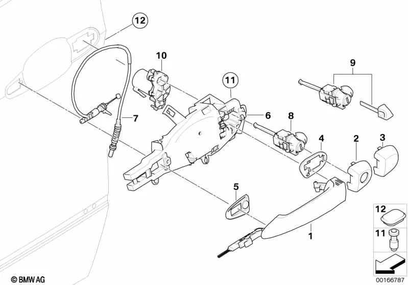 Система замков передней двери