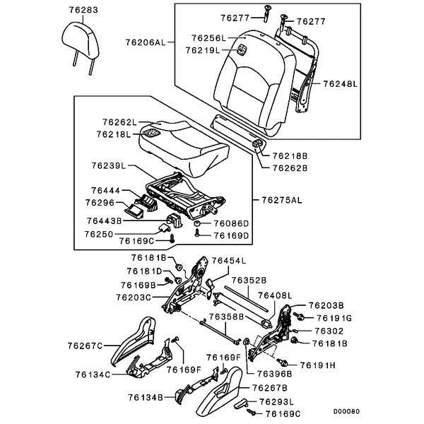 СИДЕНИЯ - ЗАДНИЕ СИДЕНЬЯ