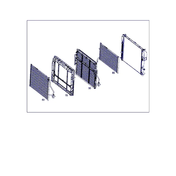 РАДИАТОР, КРЕПЛЕНИЕ И ОБЛИЦОВКА