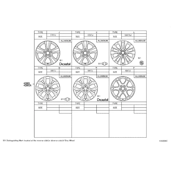 DISC WHEEL & WHEEL CAP