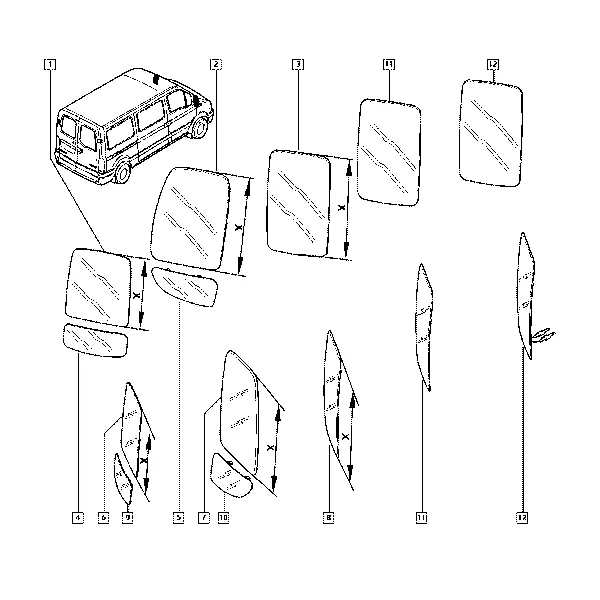 Внутренние/наружные зеркала заднего вида