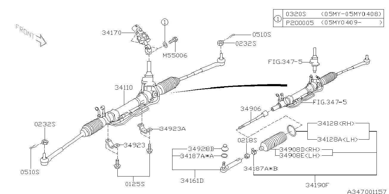 POWER STEERING GEAR BOX