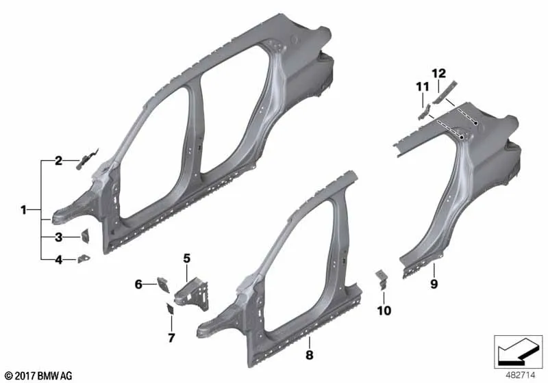 боковой каркас