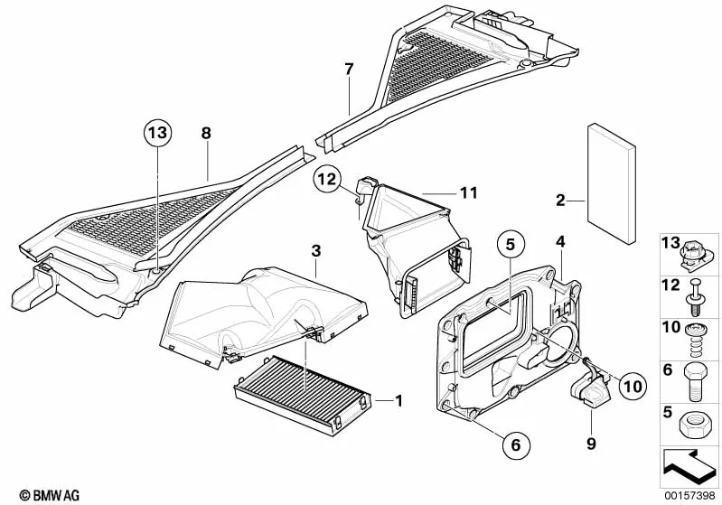 Микрофильтр/детали корпуса