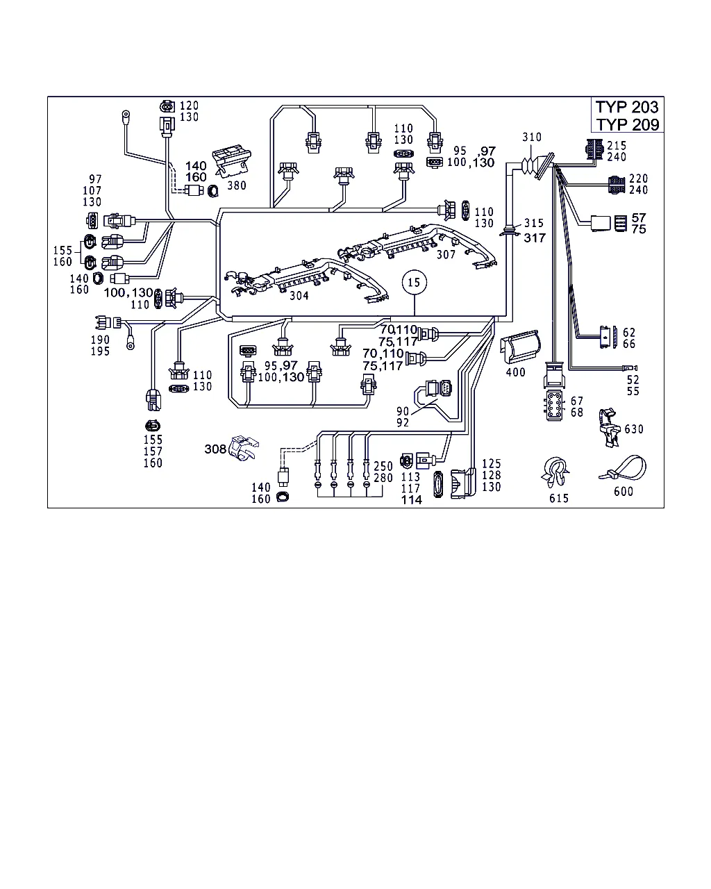 ЖГУТ ПРОВОДКИ ДВИГ. C-КЛАСС