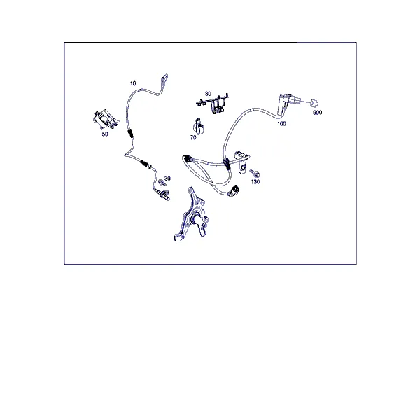 ЭЛЕКТРОПРОВОДКА ПЕРЕДНЕГО МОСТА