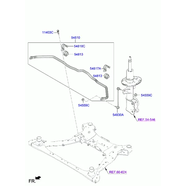 FRONT SUSPENSION CONTROL ARM