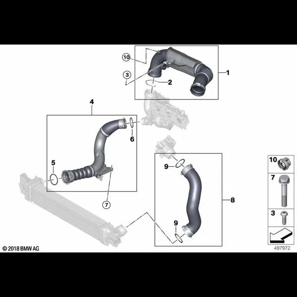 Воздуховод наддувочного воздуха