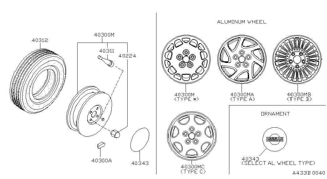 Колесо и шина; ALUMINUM WHEEL