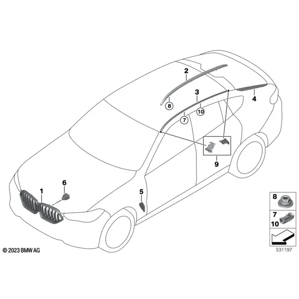 Наружные накладки / декоративные решетки