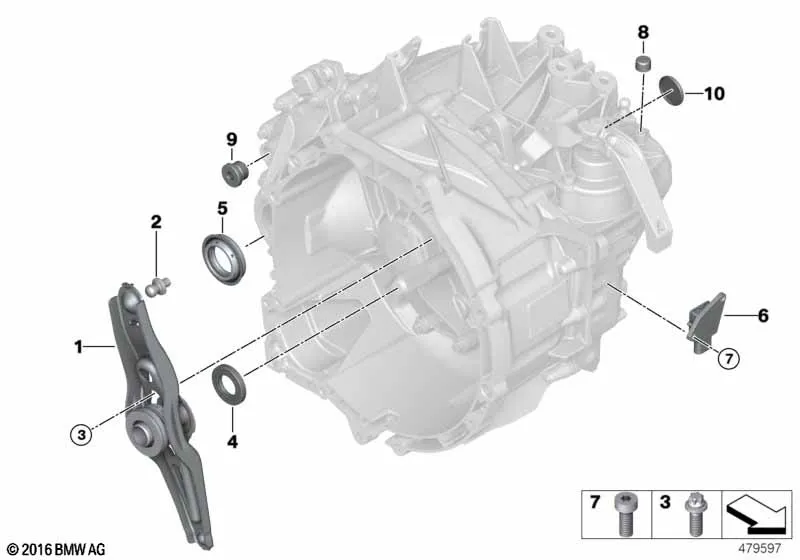 Детали коробки передач GS6-59DG