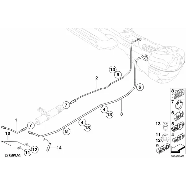 Топливопроводы/элементы крепления