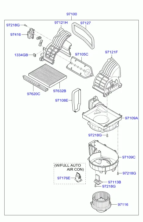 Климатическая установка - отопитель и вентилятор